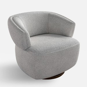NicBex Polyester Accent Chair,Oversized Upholstered Living Room Chairs with Curved Backrest,Modern Armchair,Accent Chairs for Living Room - 1 of 4