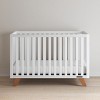 Child Craft SOHO 4-in-1 Convertible Crib, Converts to Day Bed, Toddler Bed and Full Size Bed, 3 Mattress Positions, Baby Safe Finish (White/Natural) - 4 of 4