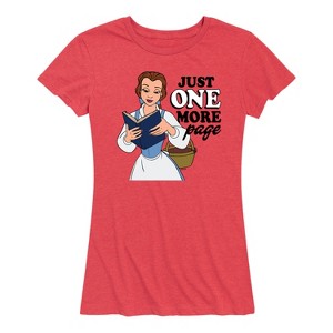 Women's - Disney Princess - Belle One More Page Short Sleeve Graphic T-Shirt - 1 of 4