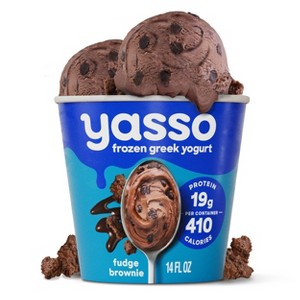 Yasso Chocolate Fudge Brownie Frozen Greek Yogurt - 14 fl oz - 1 of 4