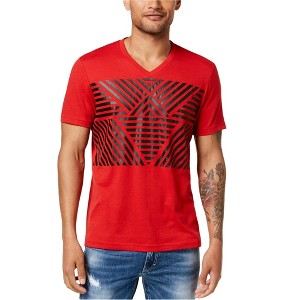 I.N.C International Concepts Mens Line Stripe Graphic T-Shirt, Red, XX-Large - 1 of 1