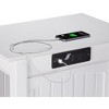 AFI Furnishings Nantucket Chair Side Table with Charging Station in White - 3 of 4