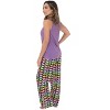 Just Love Womens Tank & Pant Cute Pajama Set - Ribbed PJ Sets Sleepwear Loungewear - 2 of 3