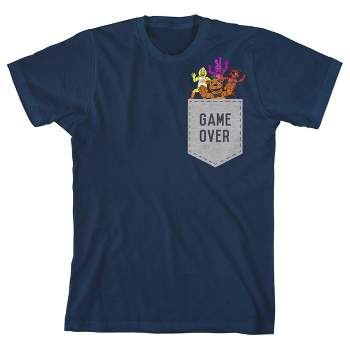 Five Nights at Freddy's Game Over Pocket Boy's Navy T-shirt