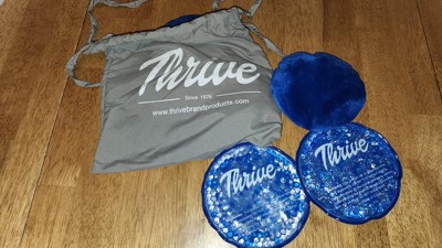 Thrive 6 Small Round Hot And Cold Reusable Ice Packs, Gel Bead Fill With  Cloth Fabric Backing For Eyes, Face And Sinus Relief : Target