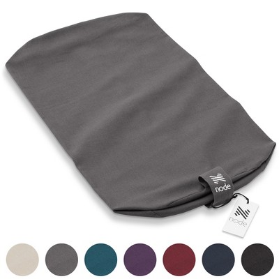 Node Fitness Replacement Cover for 25" x 12" Rectangular Bolster - Organic Cotton Yoga Meditation Cushion Cover