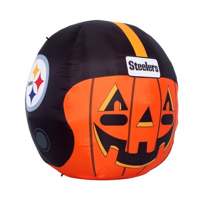 NFL Pittsburgh Steelers Inflatable Jack O' Helmet, 4 ft Tall, Orange