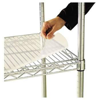 DUALSO Wire Shelf Liner Wire Rack Shelf Mat - Thick Wire Shelf Cover -  Waterproof Plastic Shelf Liner, Metal Shelf Liner - Easy Use Wire Shelving