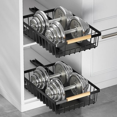 Pull Out Cabinet Organizer Metal Slide Out Drawers Sink Organizer