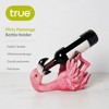True Flamingo Polyresin Wine Bottle Holder Set of 1, Pink, Holds 1 Standard Wine Bottle - 2 of 4