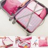 Racxily 9Pcs/Set Clothes Storage Bags Water-Resistant Travel Luggage Organizer Clothing Packing Cubes for Blouse Hosiery Stocking - 3 of 4