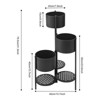 YIYIBYUS Corner Plant Stand, Flower Pot Stand, Ladder Plant Stand - 3 of 4