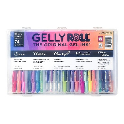 Sakura Gelly Roll Gel Pens Assorted Ink Colors 74/Pack (SAK57364)