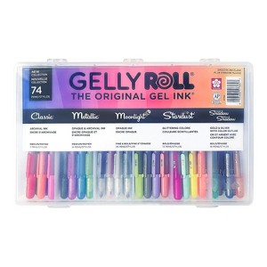 Sakura Gelly Roll Gel Pens Assorted Ink Colors 74/Pack (SAK57364) - 1 of 4