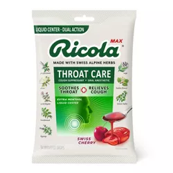 Ricola Max Throat Care Drops - Cherry - 34ct