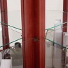 PAGED Elegant Bookshelf Lighted Corner Storage Cabinet with Tempered Glass Doors & Shelves, Display Case for Home Office, Study - 3 of 4