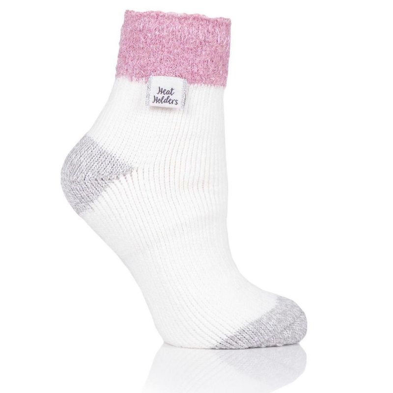 Women's Feather Top Sleep Socks, 1 of 2
