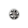 Black Bow Jewelry Dove & Peace Sign Cylinder Bead Charm in Antiqued Sterling Silver - 2 of 4