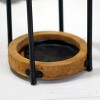 VIP Wood 10 in. Brown Lantern with Top Holder - 4 of 4