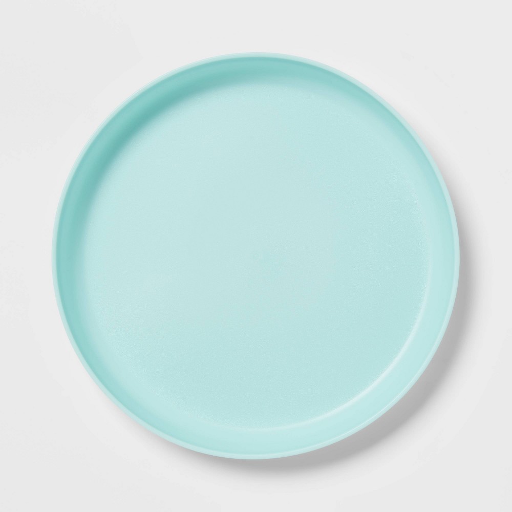 7.3" Plastic Kids' Plate Light Blue - Pillowfort (8 plates)