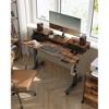 VASAGLE Electric Standing Desk with Drawers, Sit Stand Desk with Built-in Power Strip, Adjustable Height, 23.6 x 47.2 Inches - 3 of 4