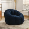 KWPZQEB Bean Bag Chairs, Teddy Large Sofa Chairs with Armrests, Comfy Round Fluffy Beanbag, Stuffed Floor Sofa for Living Room, Bedroom, Apartment - 2 of 4