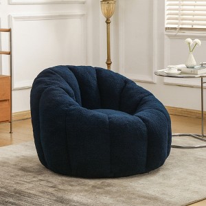KWPZQEB Bean Bag Chair - BeanBag Chairs for Adults, Living Room Furniture Sofa, Comfy Fur Couch for Living Room, Bedroom - 1 of 4