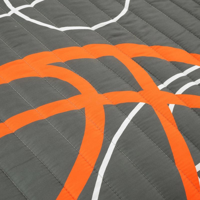 Kids' Basketball Game Reversible Oversized Quilt - Lush Décor, 4 of 9