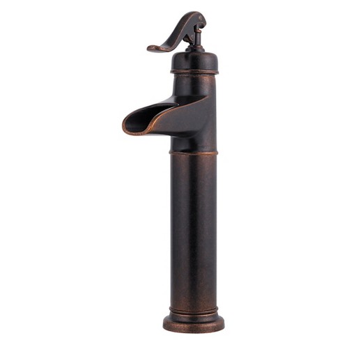 Pfister Lf 040 Yp0 Ashfield 1 2 Gpm Vessel Sink Waterfall Faucet