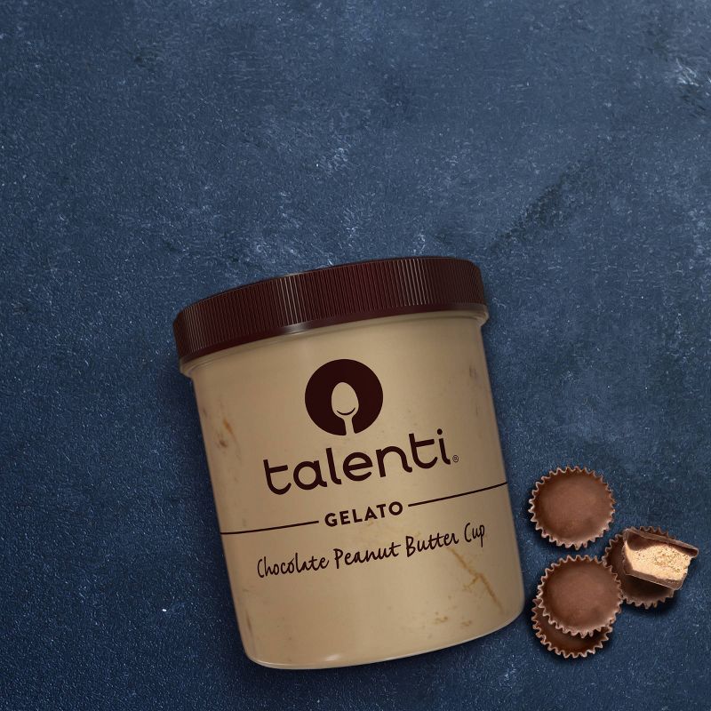 Talenti Peanut Butter Cup Gelato - 16oz, 5 of 8