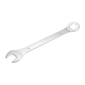 Unique Bargains High Carbon Steel Metric Offset 6-Point End and Angled Open-End Thin Combination Wrench - 1 of 4