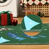 Christmas Area Rugs for Living Room, Washable Rug for Home Decor, Non Slip Carpet, Soft Low Pile Rug with Xmas Tree Motif for Bedroom, Dining Room - 4 of 4