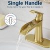 LunaLulinlk Sink faucet with countertop, bathroom faucet for sink, single hole single handle faucet - 3 of 4
