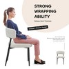 MAYEERTY Set of 4 Upholstered Modern Dining Chairs Curved Back Sturdy Metal Frame - 4 of 4