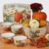24oz 4pk Earthenware Autumn Harvest Ice Cream Bowls - Certified International - image 2 of 2