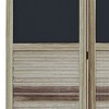 NicBex 5.6' Tall 4-panel Pegboard Display Room Divider Folding Privacy Screen Freestanding Wall Partition with Black Boards for Home & Office, White - 4 of 4