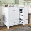 Versatile Bathroom Vanity with Sink: Elevate Your Space with Clean Lines and Contemporary Style in Any Finish - 2 of 4