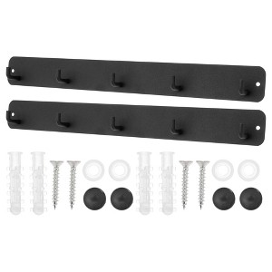 Unique Bargains Coat Hooks Wall Mount with Coat Hooks for Entryway Bathrooms - 1 of 4