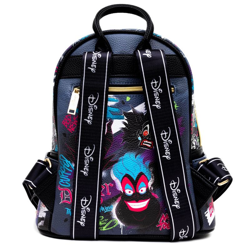 WondaPop Disney Villains 11" Vegan Leather Fashion Mini Backpack, 2 of 8