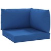 vidaXL Pallet Cushions 3 pcs Blue Oxford Fabric - 2 of 4