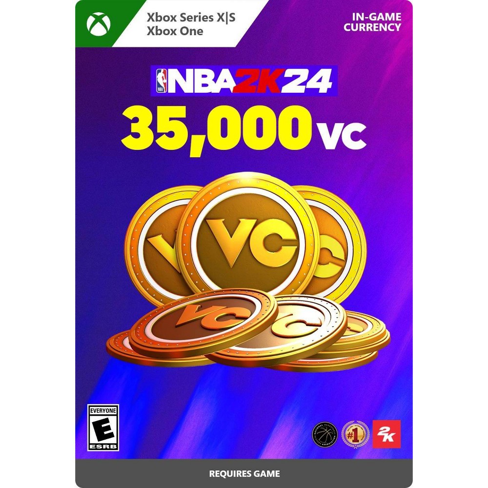 Photos - Console Accessory Microsoft NBA 2K24: 35,000 Virtual Currency - Xbox Series X|S/Xbox One  (Digital)