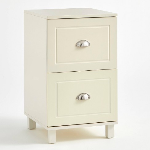 Dixie 2 Drawer Filing Cabinet Blush Pink - Buylateral