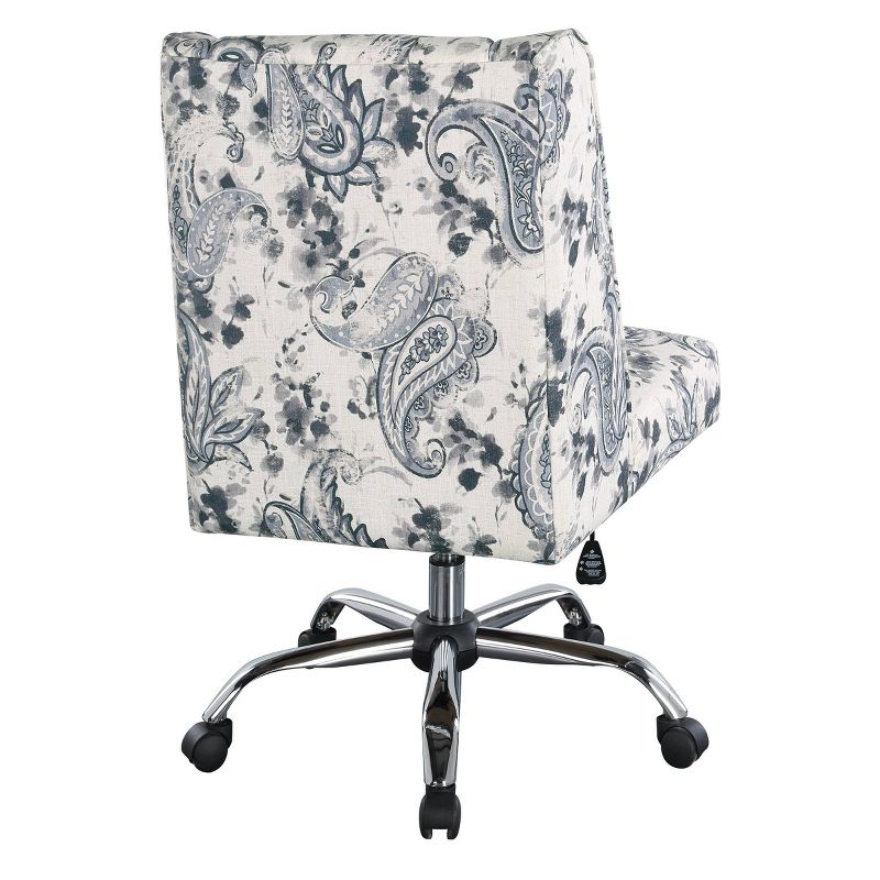 Westgrove Managers Chair Charcoal Paisley - OSP Home Furnishings, 5 of 9
