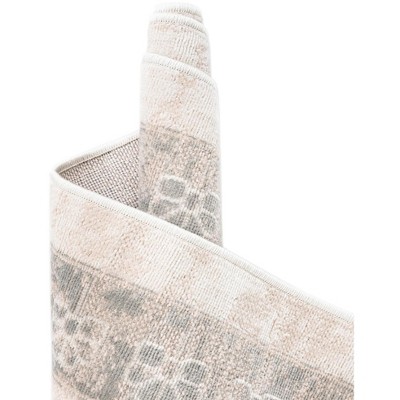 Mystical Medallion Mink Synthetic Rectangular Rug