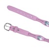 CTM Girls Rose Concho Leather Belt - 2 of 4