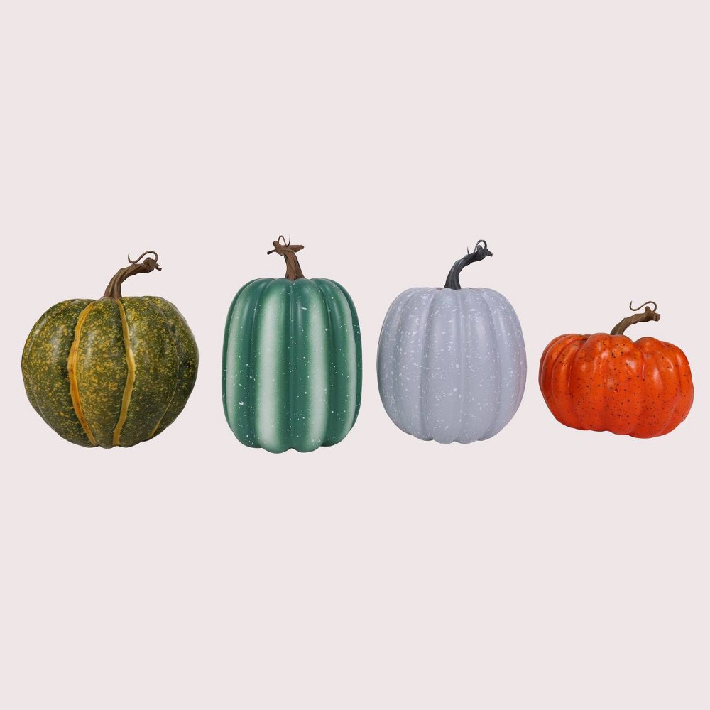 4pk DÃ©cor Pumpkins - Bullseye's Playground was $12.0 now $6.0 (50.0% off)