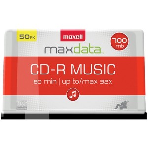 Maxell® CD-R Music 32x 80-Minute Blank Discs on Spindle - 1 of 1