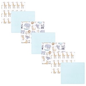 Luvable Friends Hudson Baby Flannel Receiving Blankets 7pk - 1 of 2
