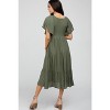 Pinkblush Olive Smocked Ruffle Maternity Dress - 3 of 3