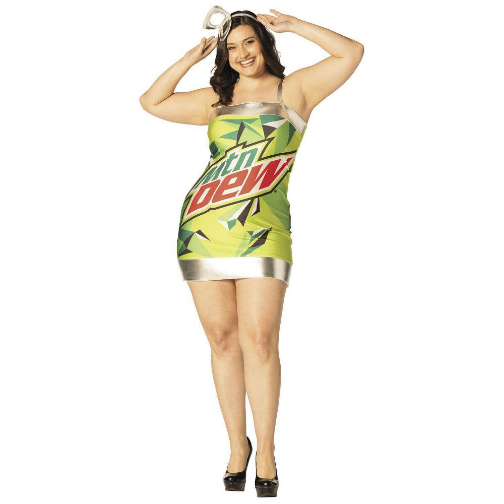 Imposta Costumes Women's Mountain Dew Dress Costume Dress L Green